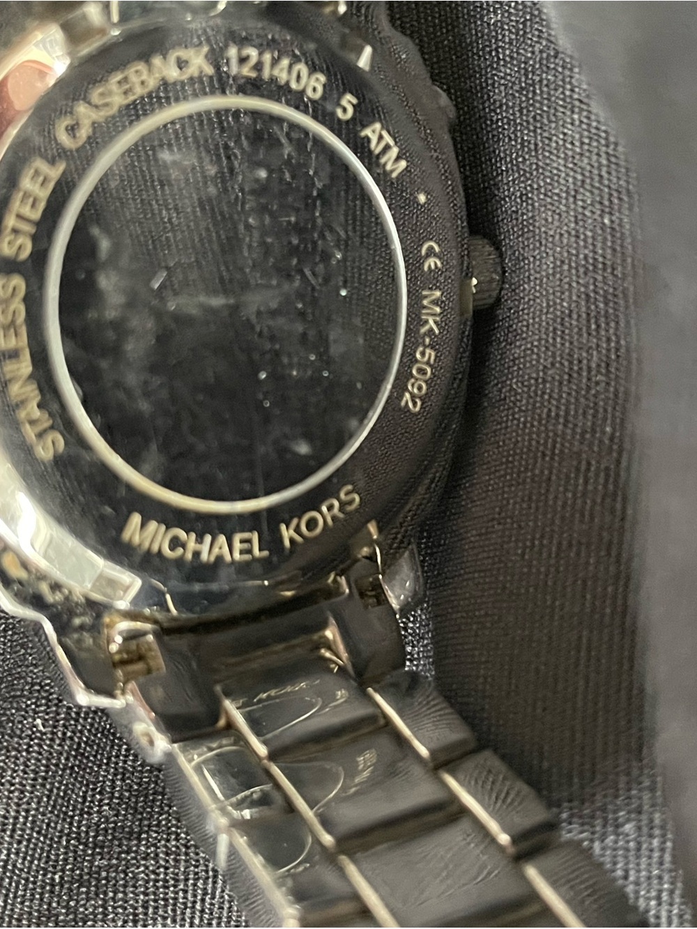 Michael Kors Silver-Tone Chronograph Bracelet Watch - Picture 2 of 3